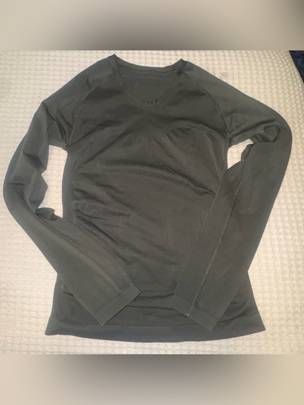 Zella Black Long-Sleeve V-Neck Active Top